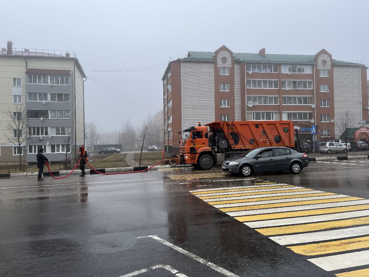 Шаховская, уборка, уборка улиц