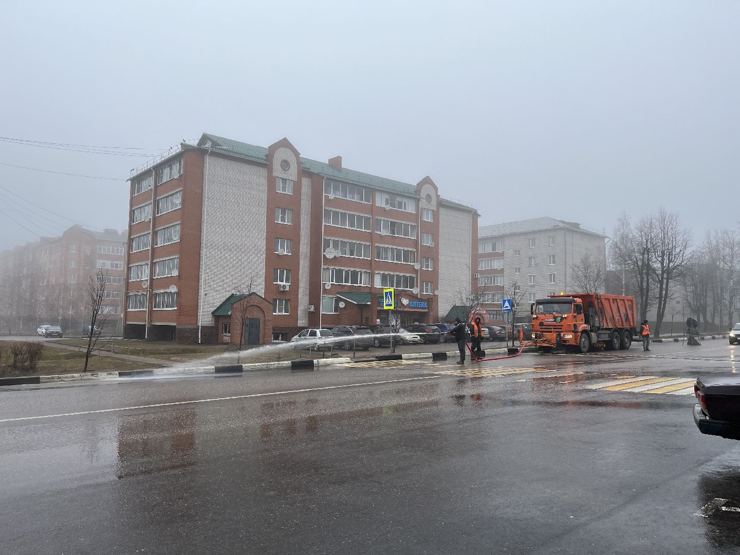 Шаховская, уборка, уборка улиц