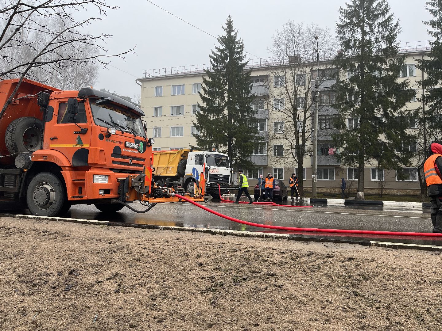 Шаховская, уборка, уборка улиц