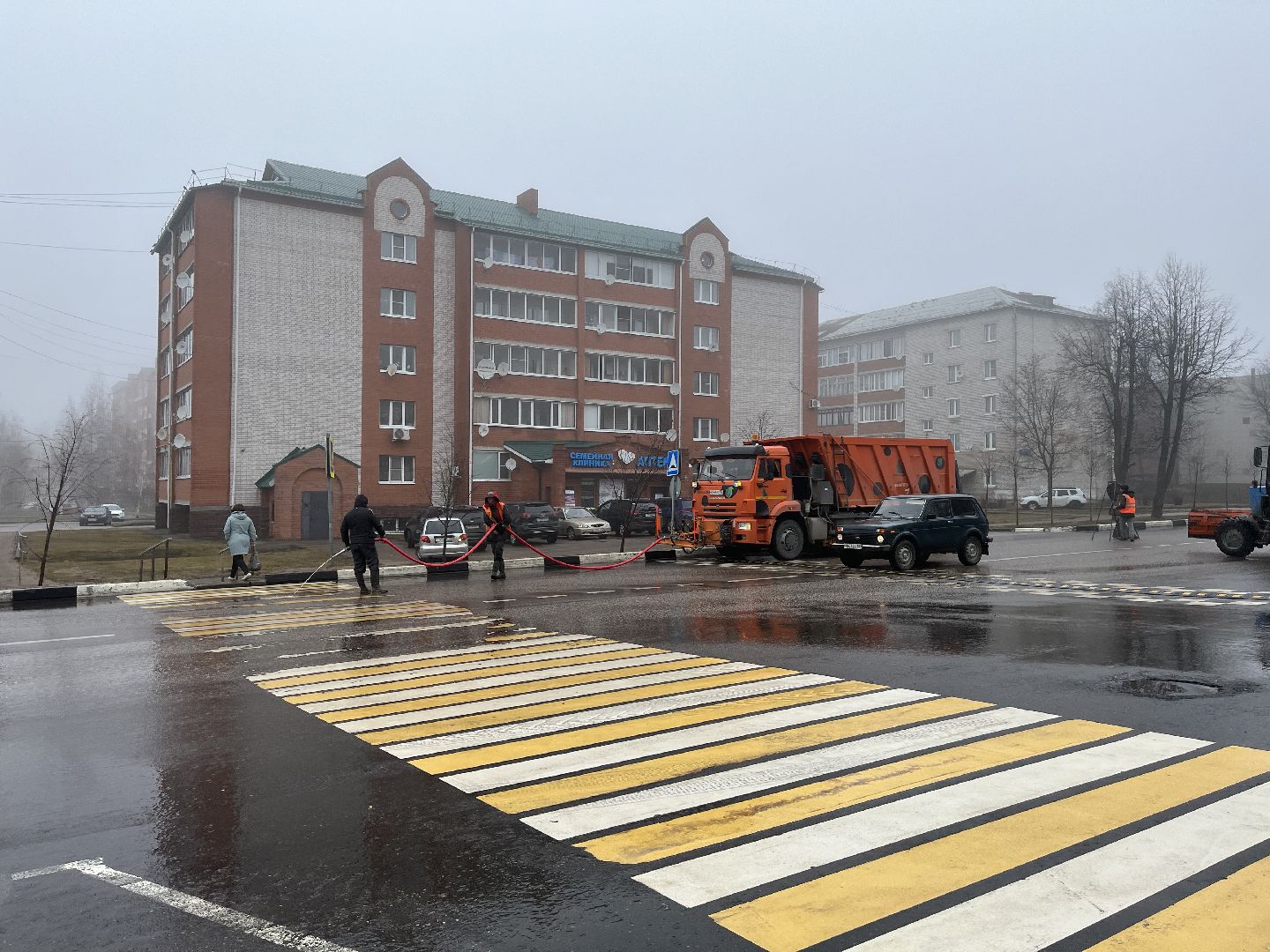 Шаховская, уборка, уборка улиц