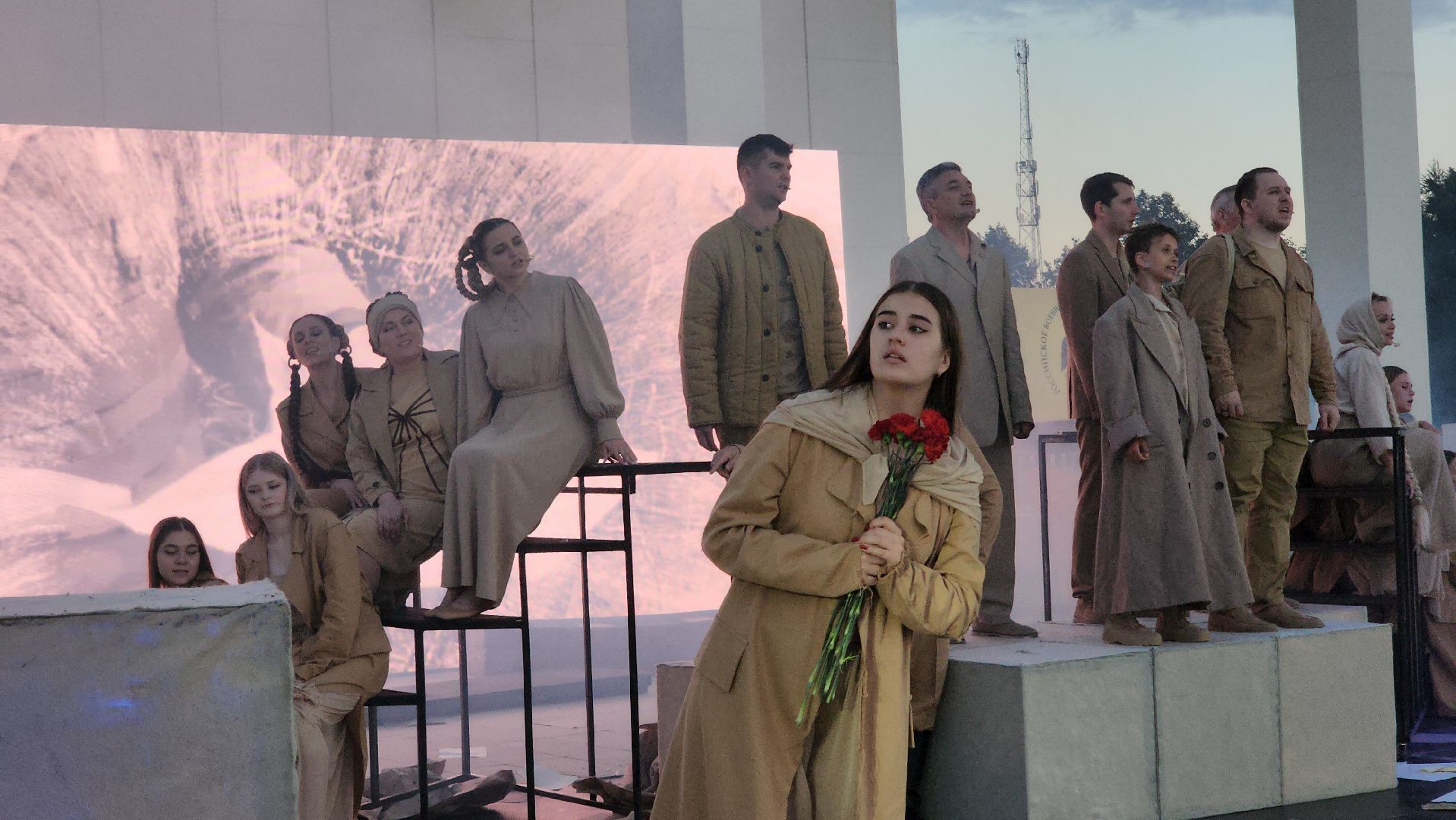 судьба человека, сво, вов, спектакль, зоя, музейный комплекс зоя, руза,