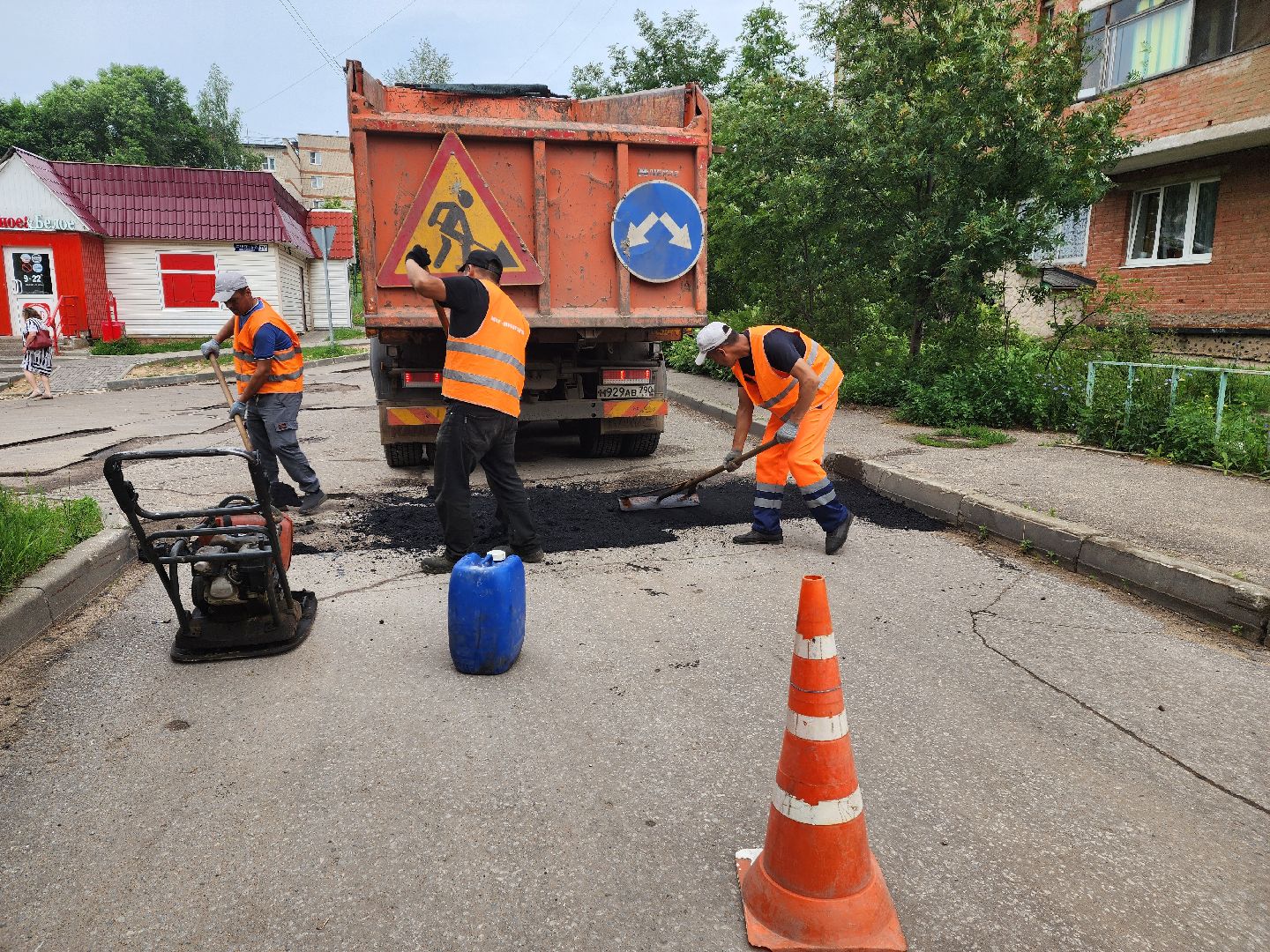 красноармейск, г.о. пушкинский, ямочный ремонт, дороги,