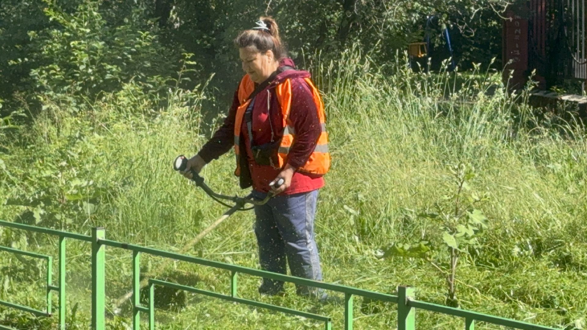 Солнечногорск, Последствия урагана, уборка детских площадок, спил деревьев, подтопление,