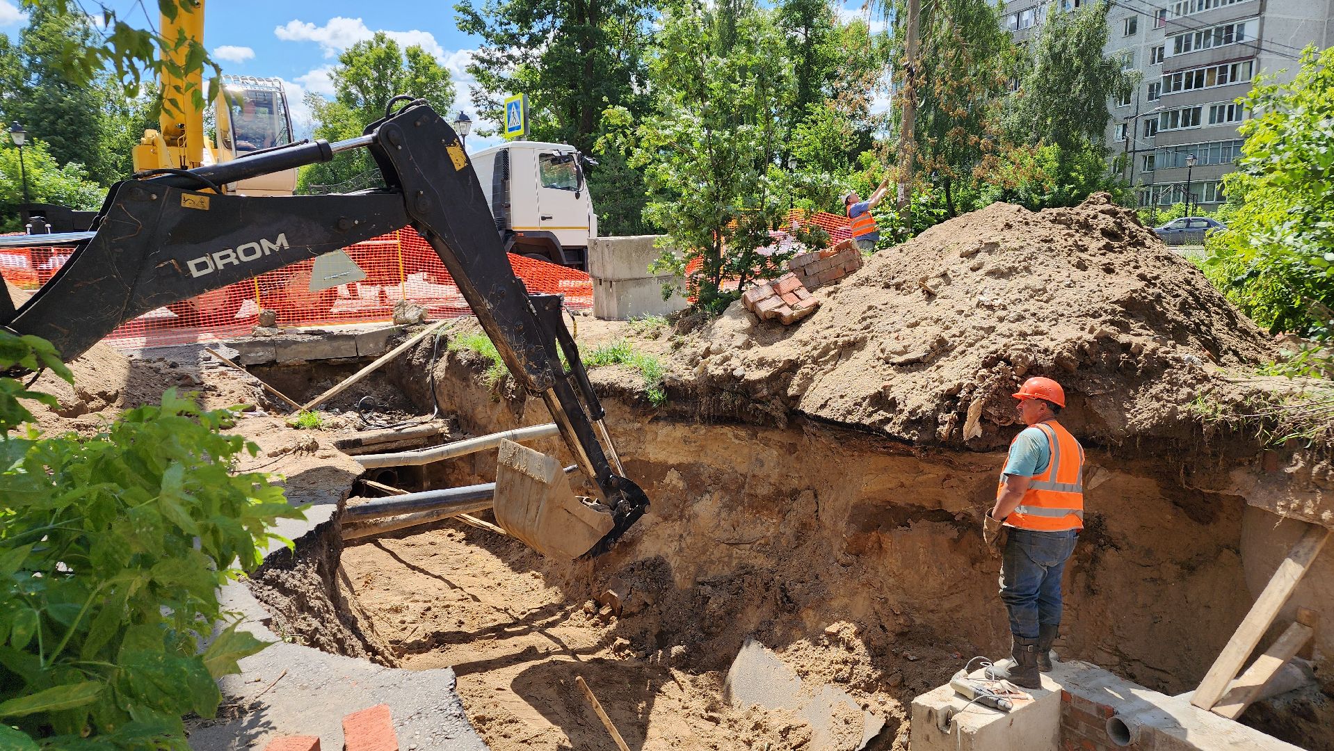 жкх, теплотрасса, капремонт теплосетей, Лосино-Петровский,
