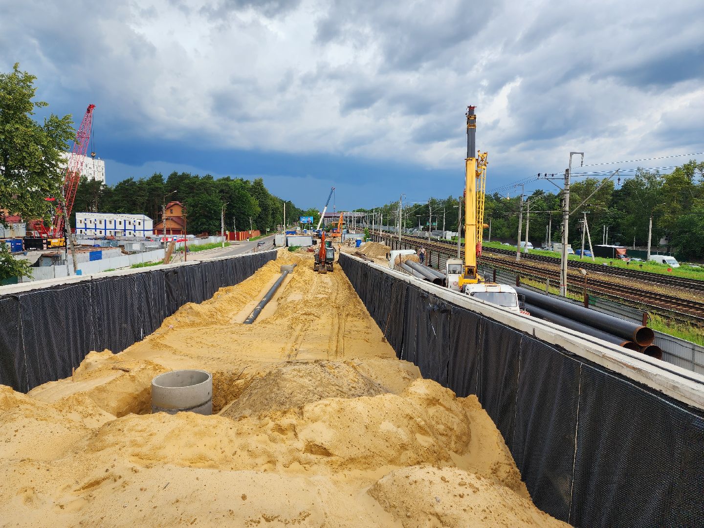 раменское, строительство, путепровод быково,