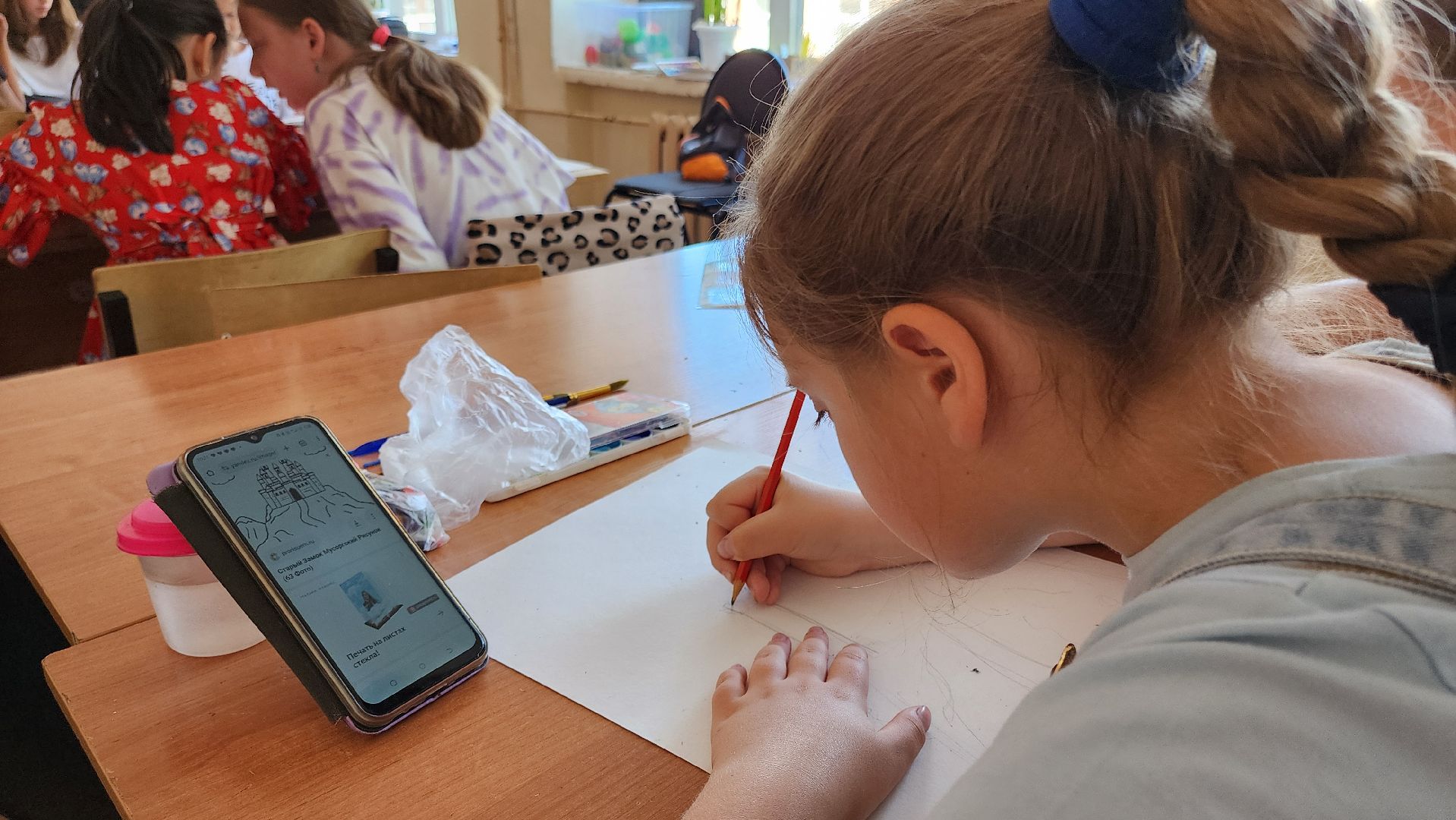 кашира, школа 1, детский лагерь, школьный лагерь, акварельки, рисование, изобразительное искусство, история искусства,