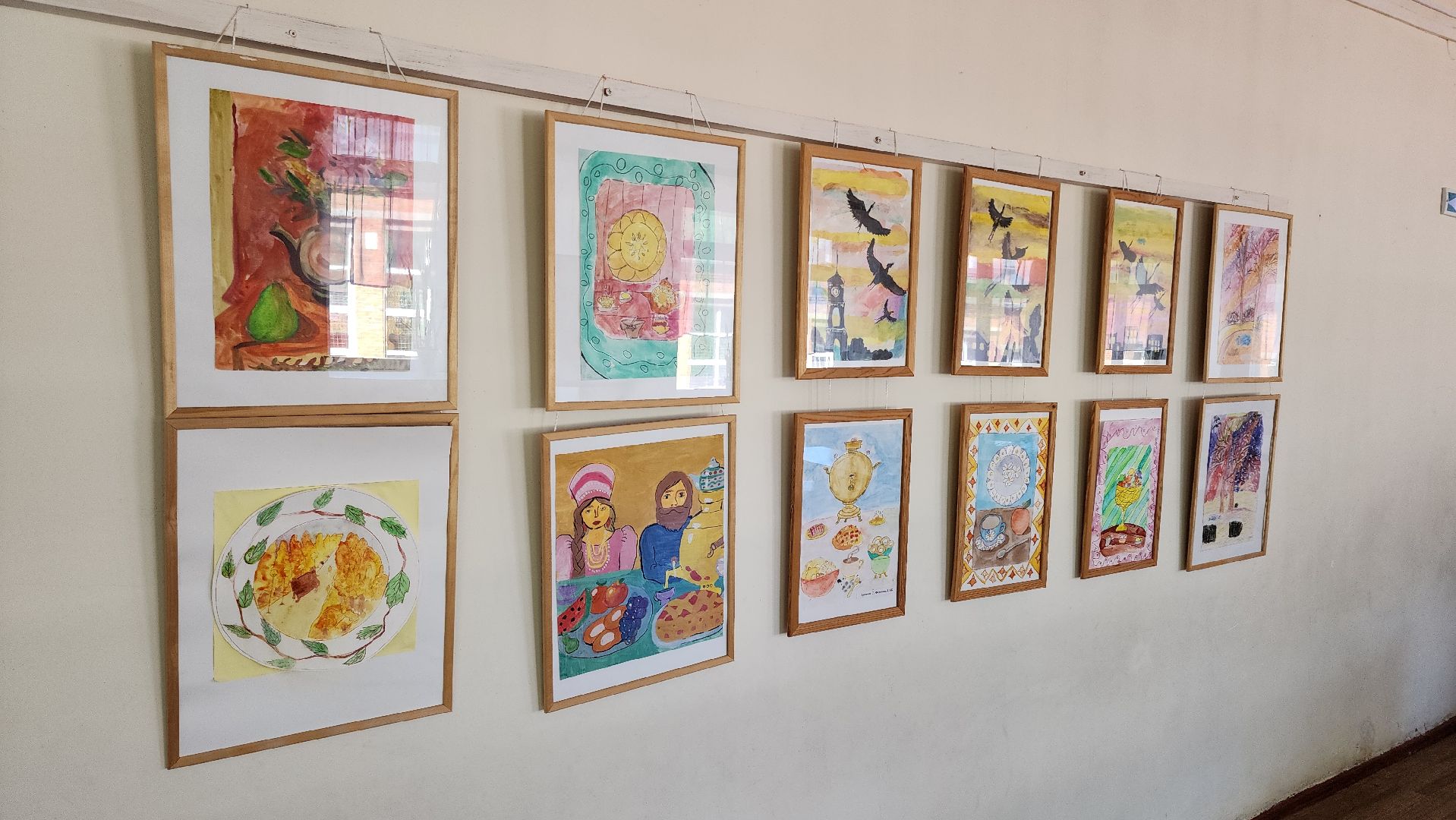 кашира, школа 1, детский лагерь, школьный лагерь, акварельки, рисование, изобразительное искусство, история искусства,