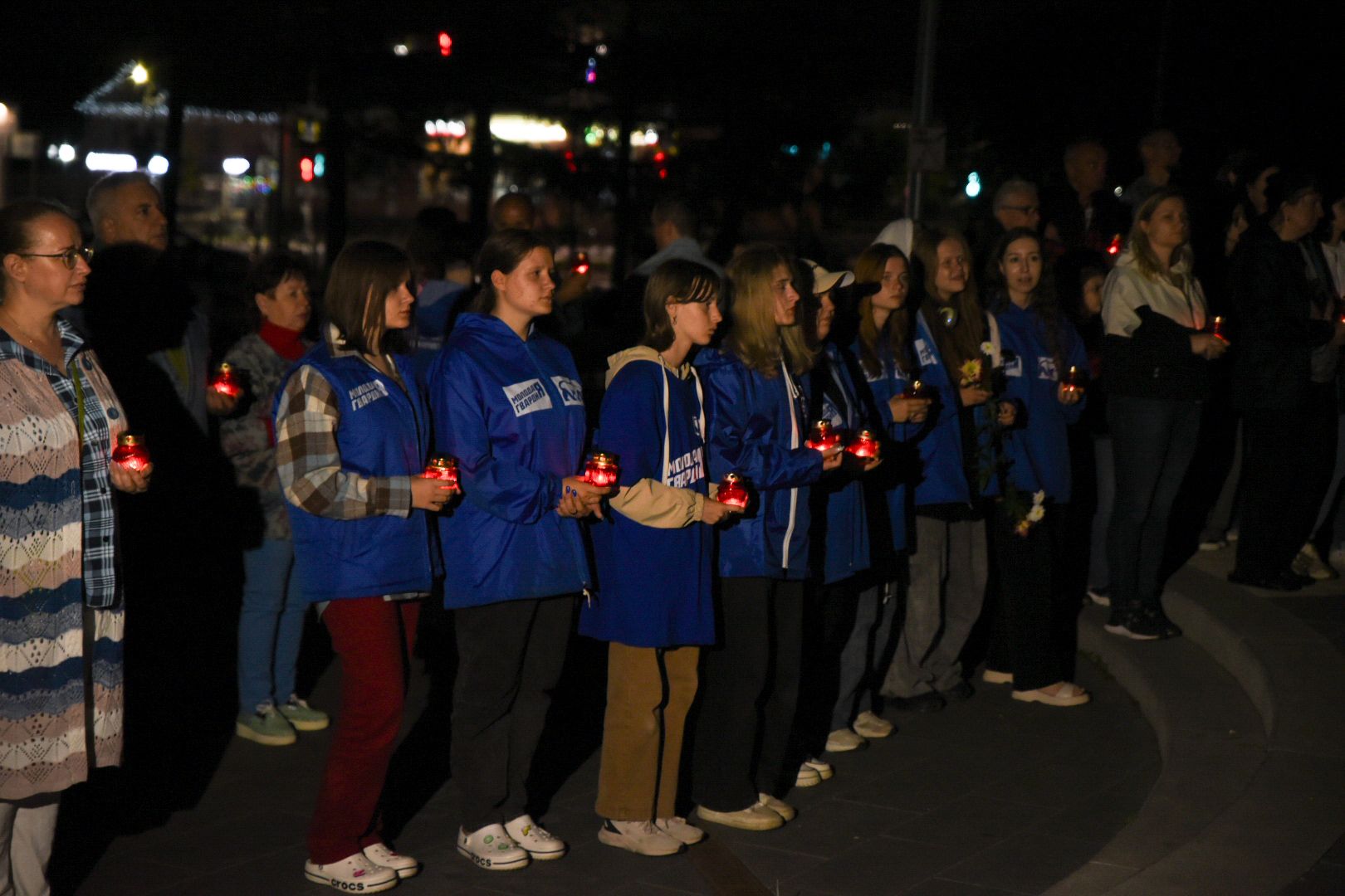 Бронницы, Свеча памяти, Огненная картина, Площадь Тимофеева, Акция памяти,