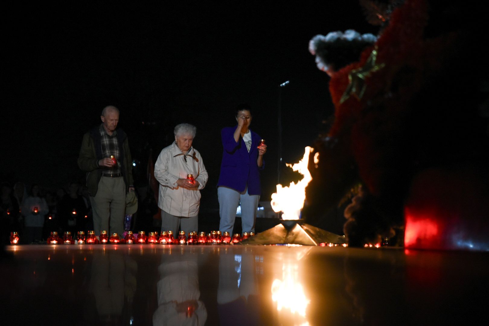 Бронницы, Свеча памяти, Огненная картина, Площадь Тимофеева, Акция памяти,