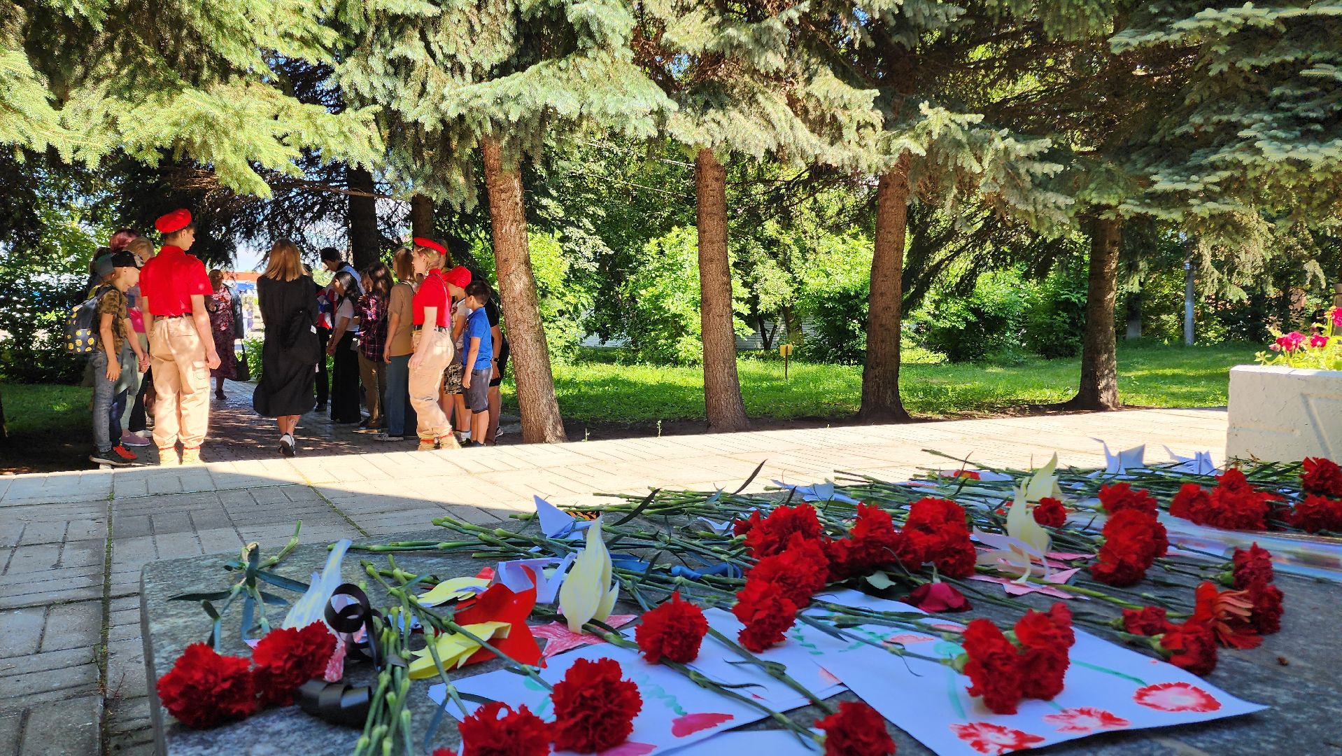 день памяти и скорби, ВОВ, 22 июня 1941 года, Война, Подмосковье, Домодедово, Митинг, Обелиск, Монумент, памятник,