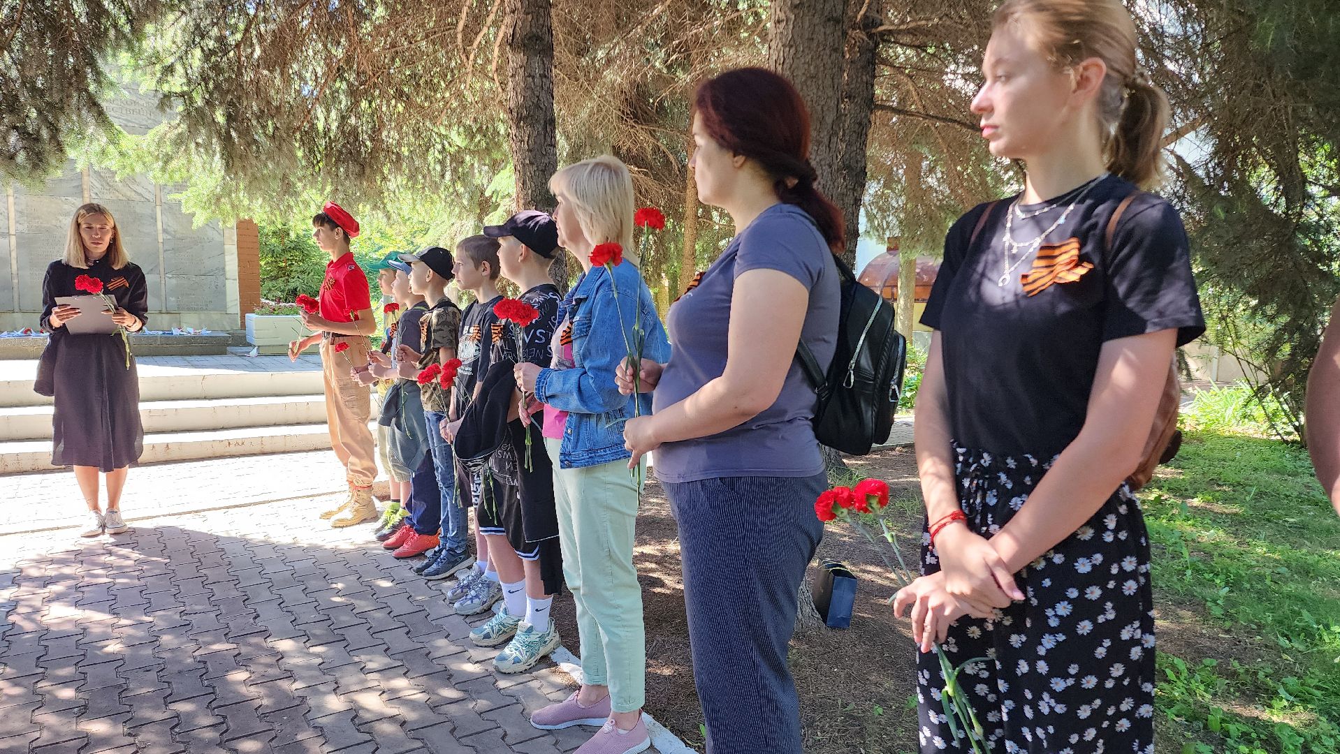 день памяти и скорби, ВОВ, 22 июня 1941 года, Война, Подмосковье, Домодедово, Митинг, Обелиск, Монумент, памятник,