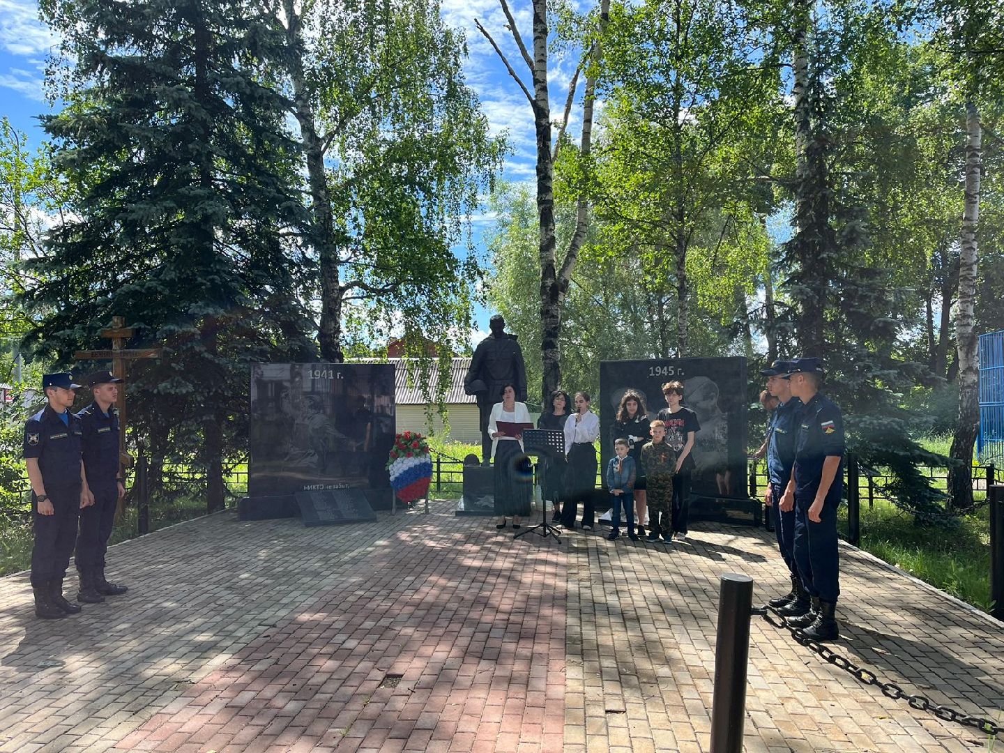 пушкино, село, митинг памяти, великая отечественная война, воины,