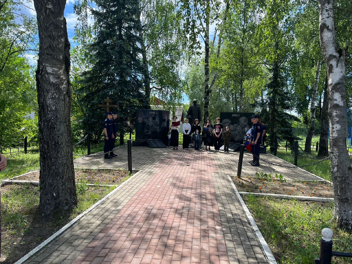 пушкино, село, митинг памяти, великая отечественная война, воины,