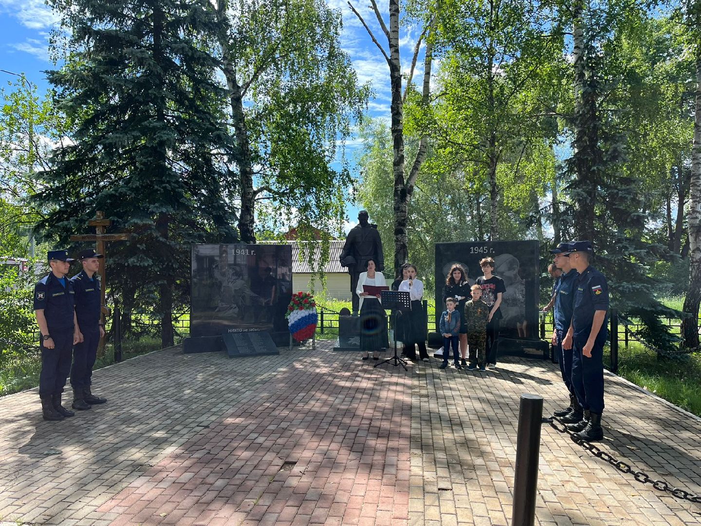 пушкино, село, митинг памяти, великая отечественная война, воины,