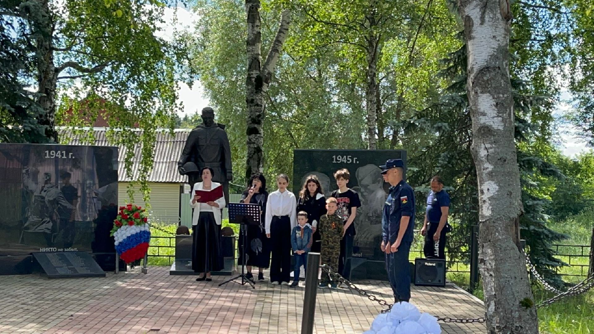 пушкино, село, митинг памяти, великая отечественная война, воины,
