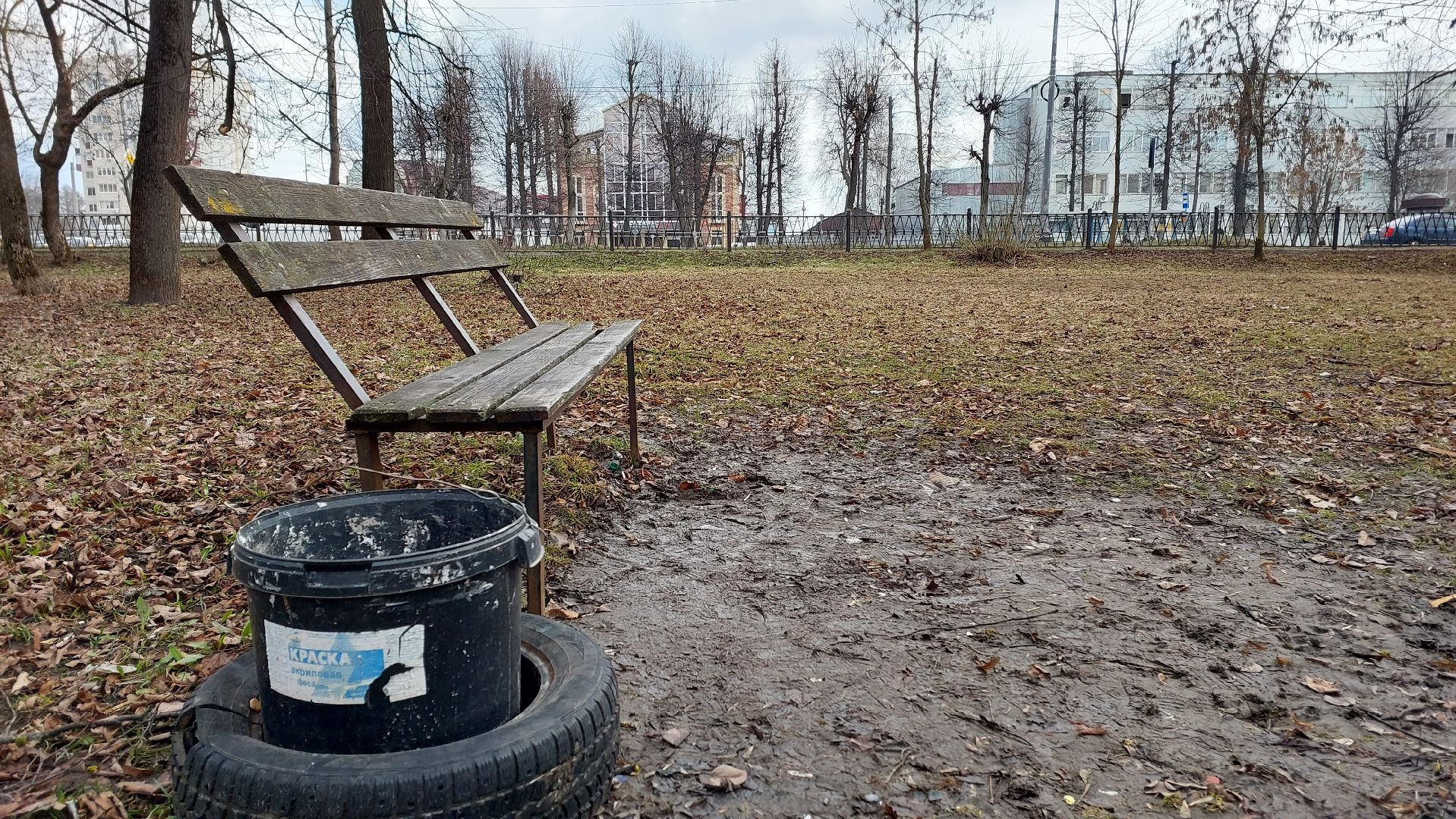 благоустройство, сквер, перемены, серпухов, тропинки