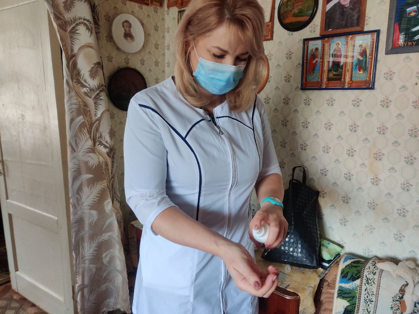 Красноармейск, медсанчасть, бригада врачей, выезд врачей, ветераны ВОВ, медосмотр ветеранов