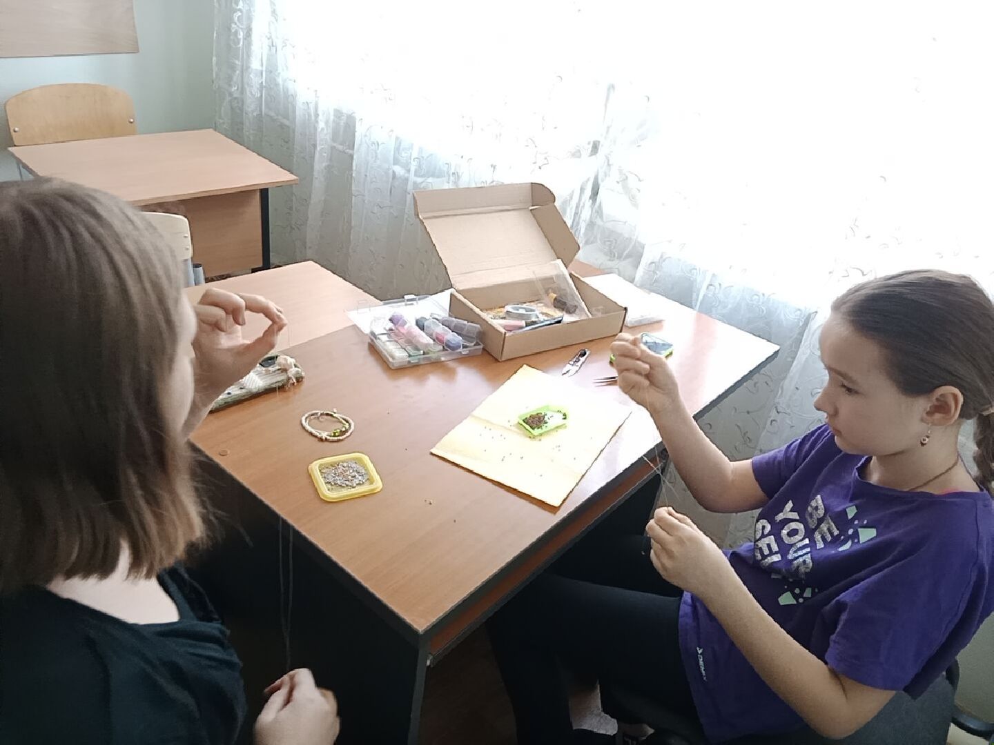 город-сад, волонтёры, досуг, каникулы, дети, бисероплетение