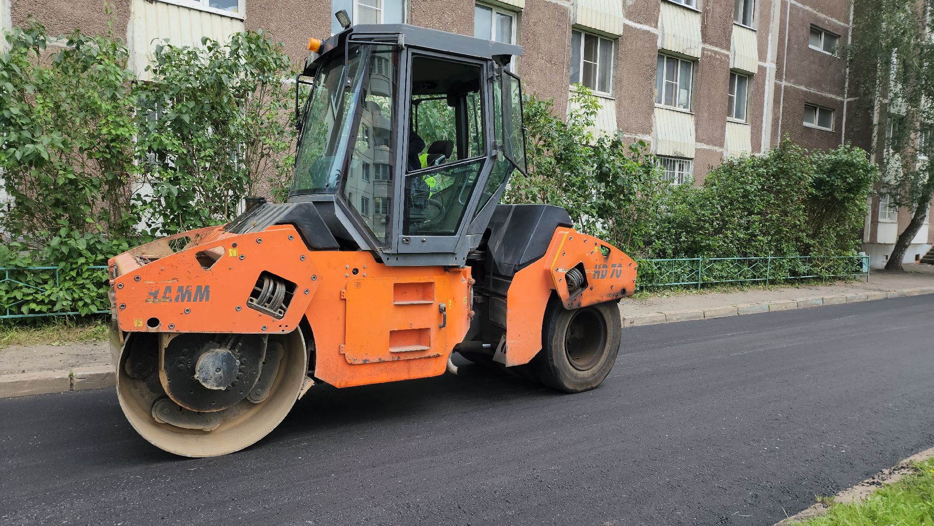 ямочный ремонт, Дворы, Лобня, Ремонт,