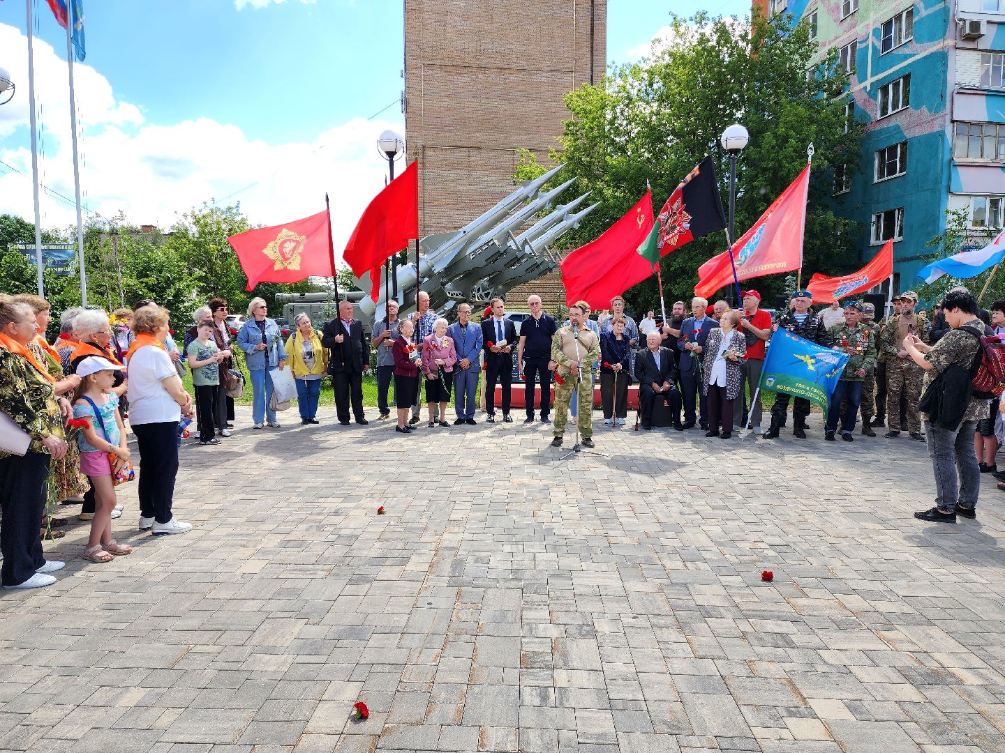 раменское, общество, памятное мероприятие, сквер боевой техники,