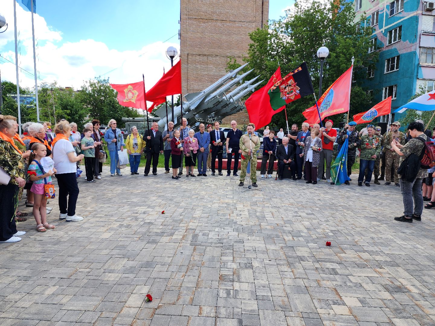 раменское, общество, памятное мероприятие, сквер боевой техники,