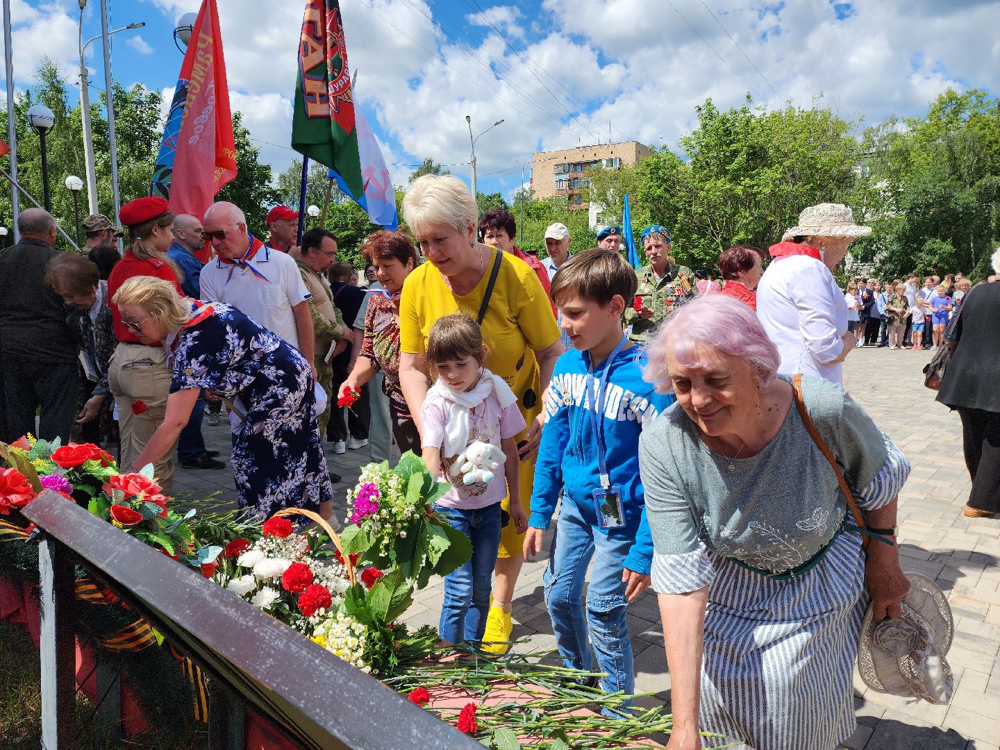 раменское, общество, памятное мероприятие, сквер боевой техники,