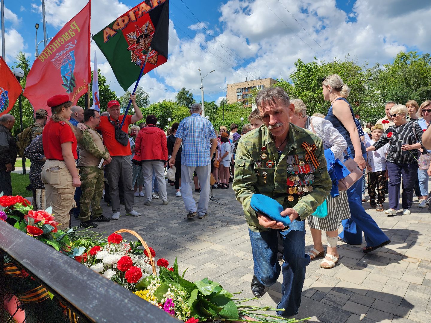 раменское, общество, памятное мероприятие, сквер боевой техники,