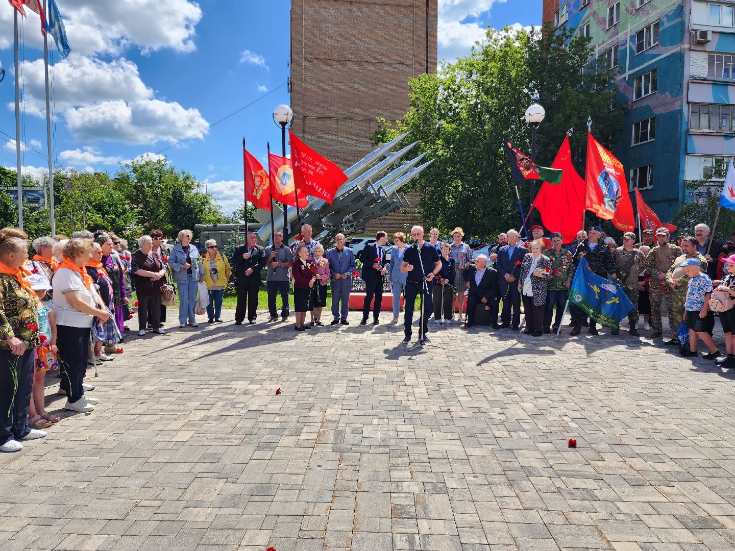 раменское, общество, памятное мероприятие, сквер боевой техники,