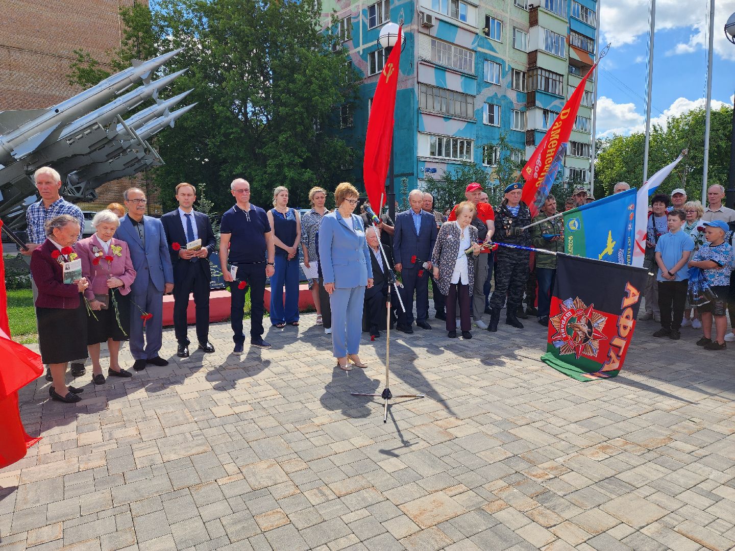 раменское, общество, памятное мероприятие, сквер боевой техники,