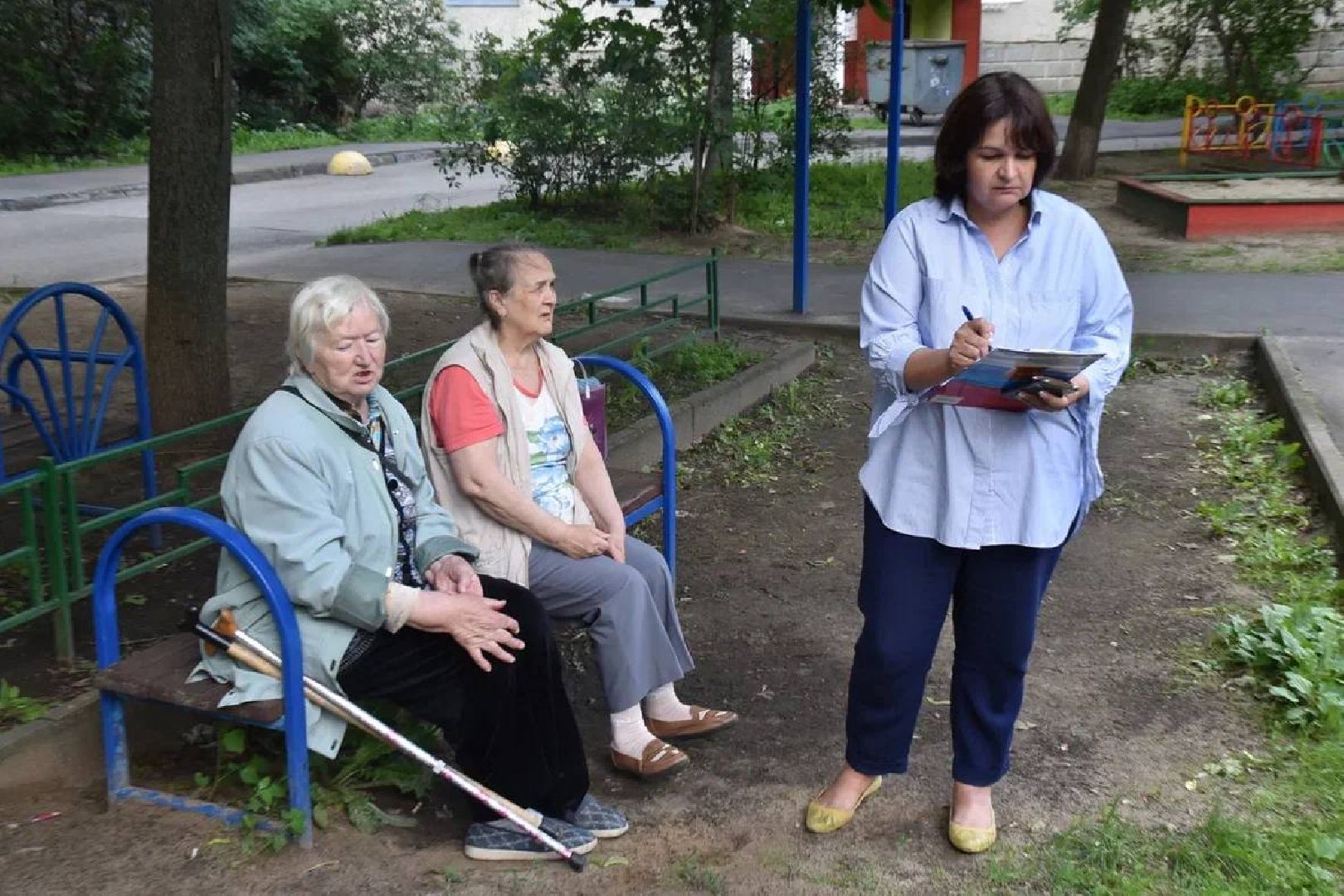 пешие обходы, заместитель главы, Ольга Алферова, жуковский,