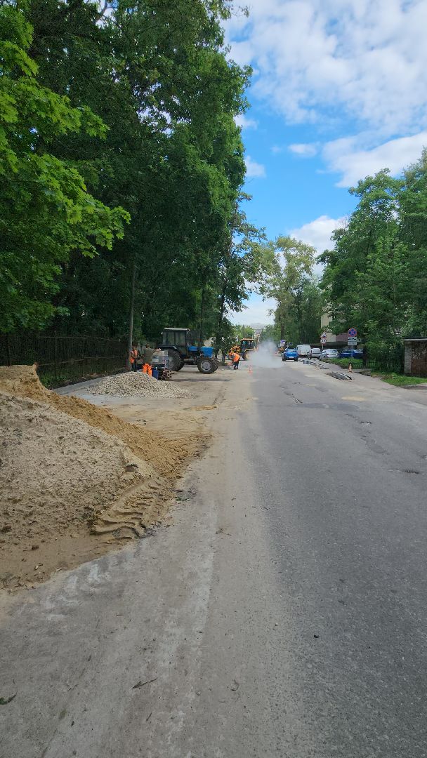 глава городского округа, борис аубакиров, ул Строительная, ремонт, реконструкция, дороги, жуковский,