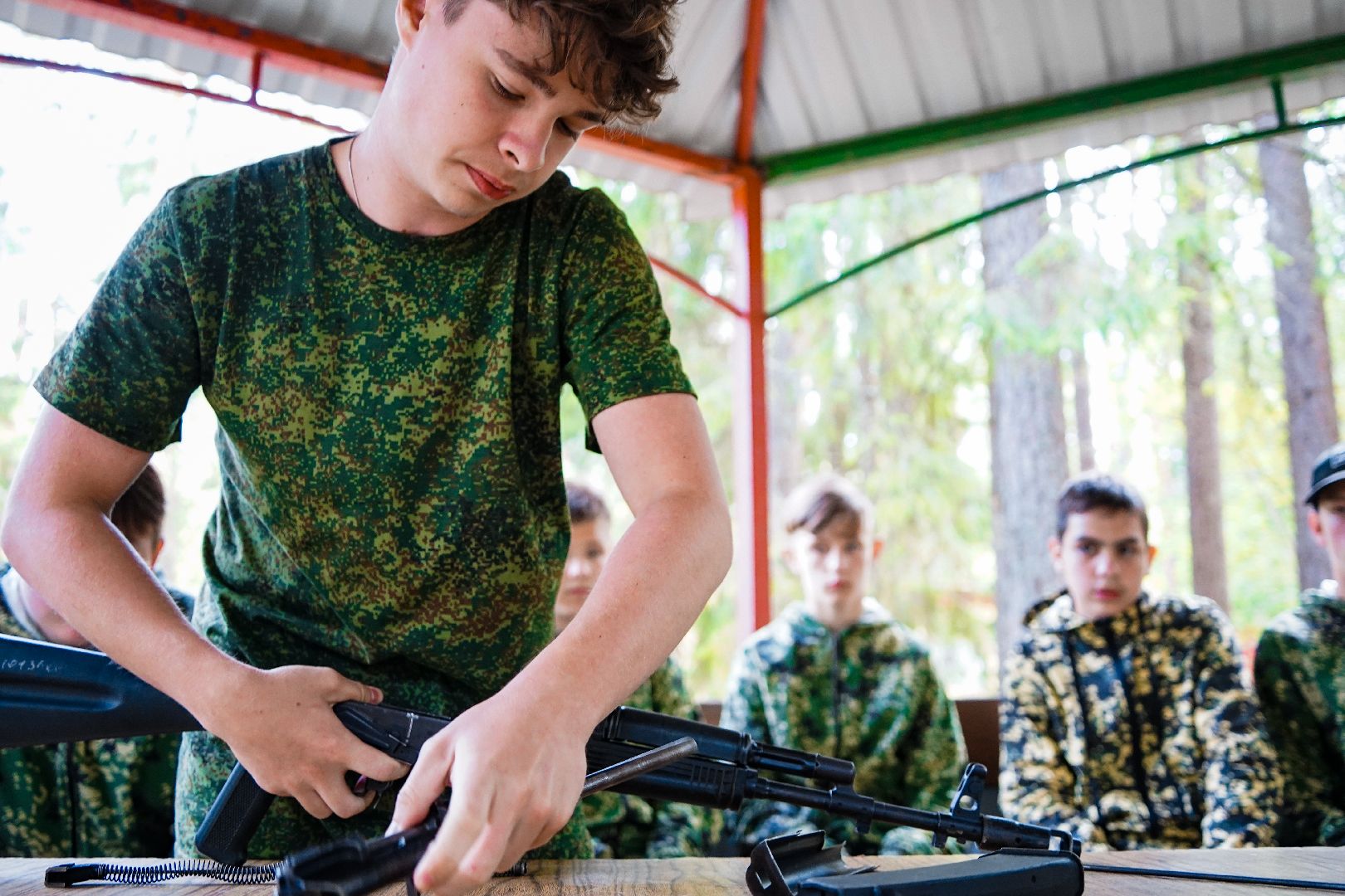 Альфа, военно-патриотический лагерь, Изумрудный, воспитание подростков, Большая Шатура,