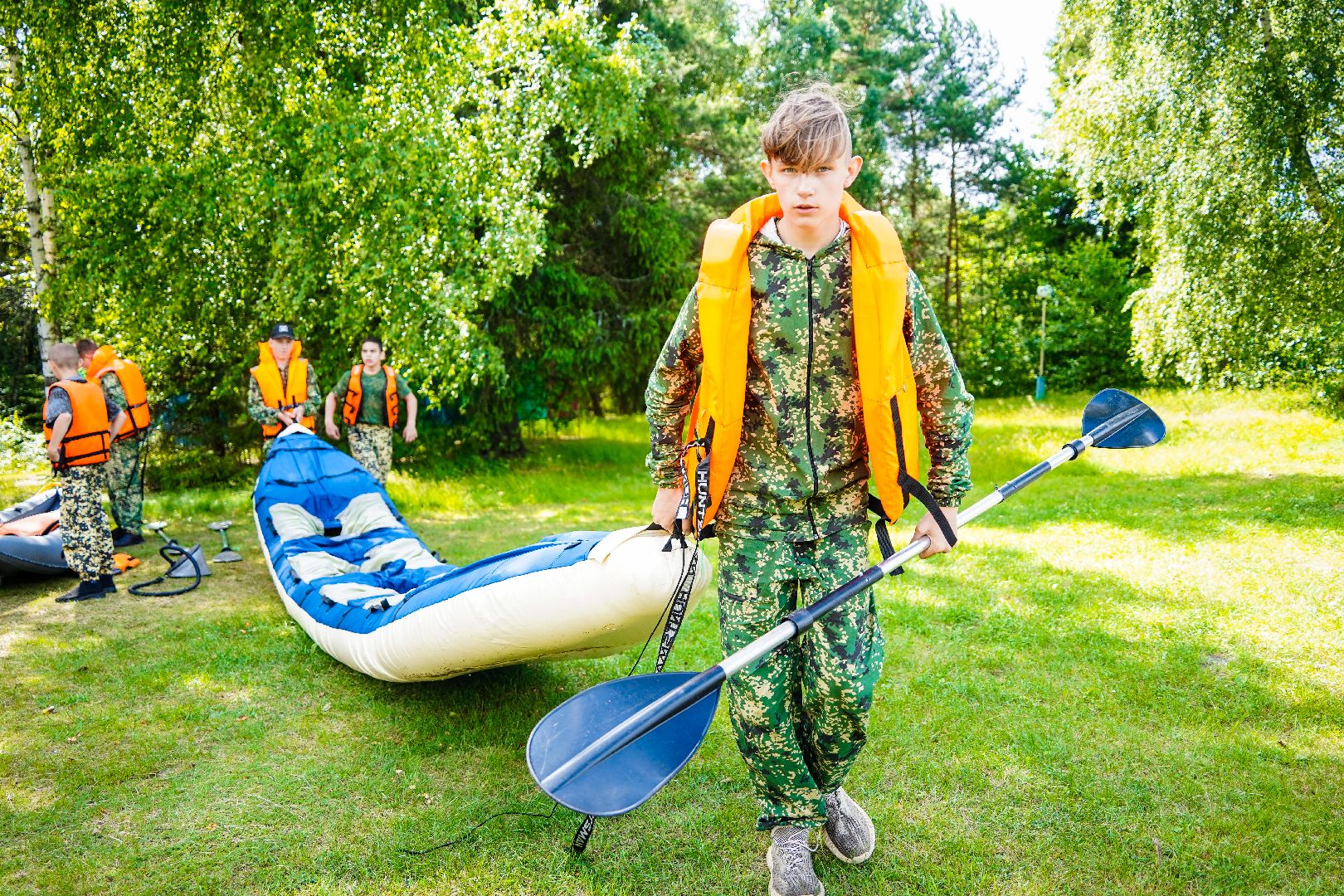Альфа, военно-патриотический лагерь, Изумрудный, воспитание подростков, Большая Шатура,
