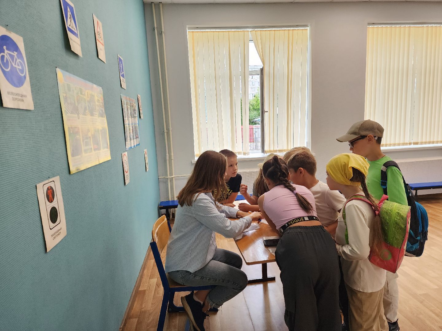 ногинск, лагерь, школа, пришкольный лагерь, жители, оющество, пдд, правила дорожного движения, квест-игра,