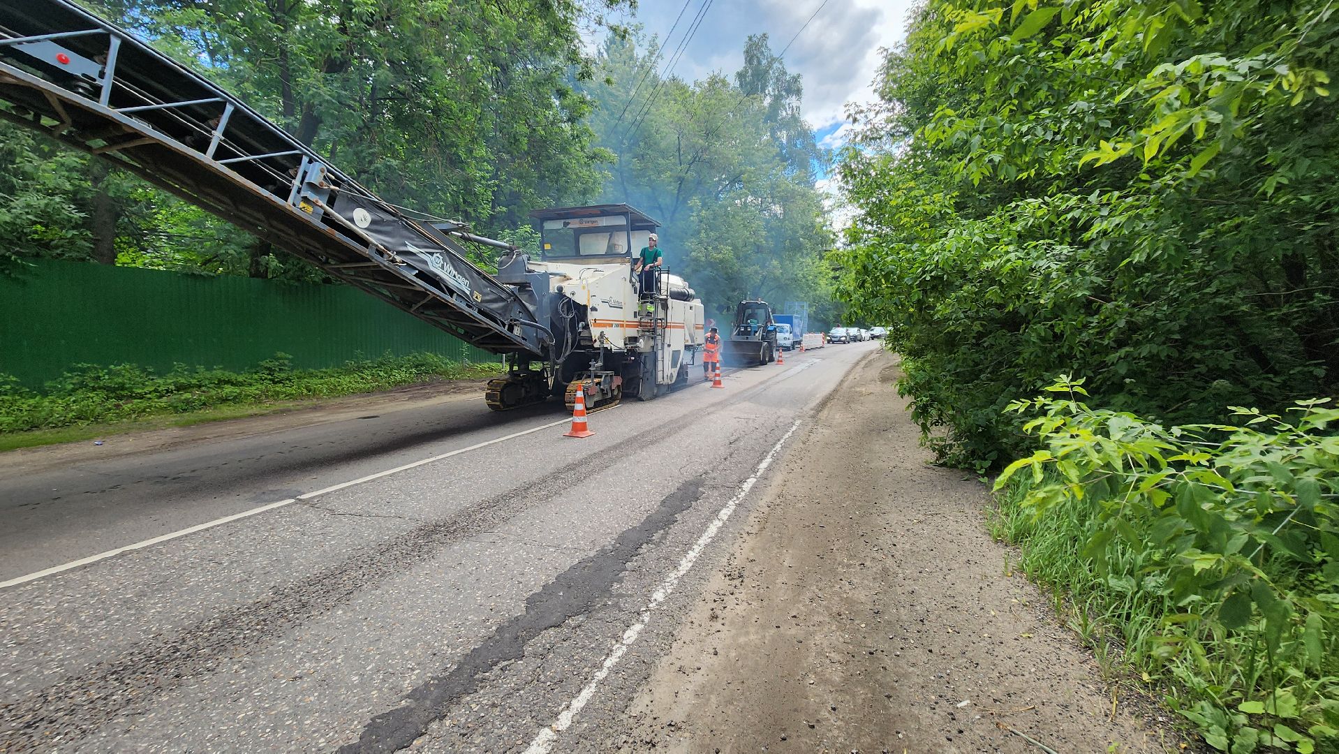 Солнечногорск, Тимоново, Тимоновское шоссе, дороги, дорожные работы,
