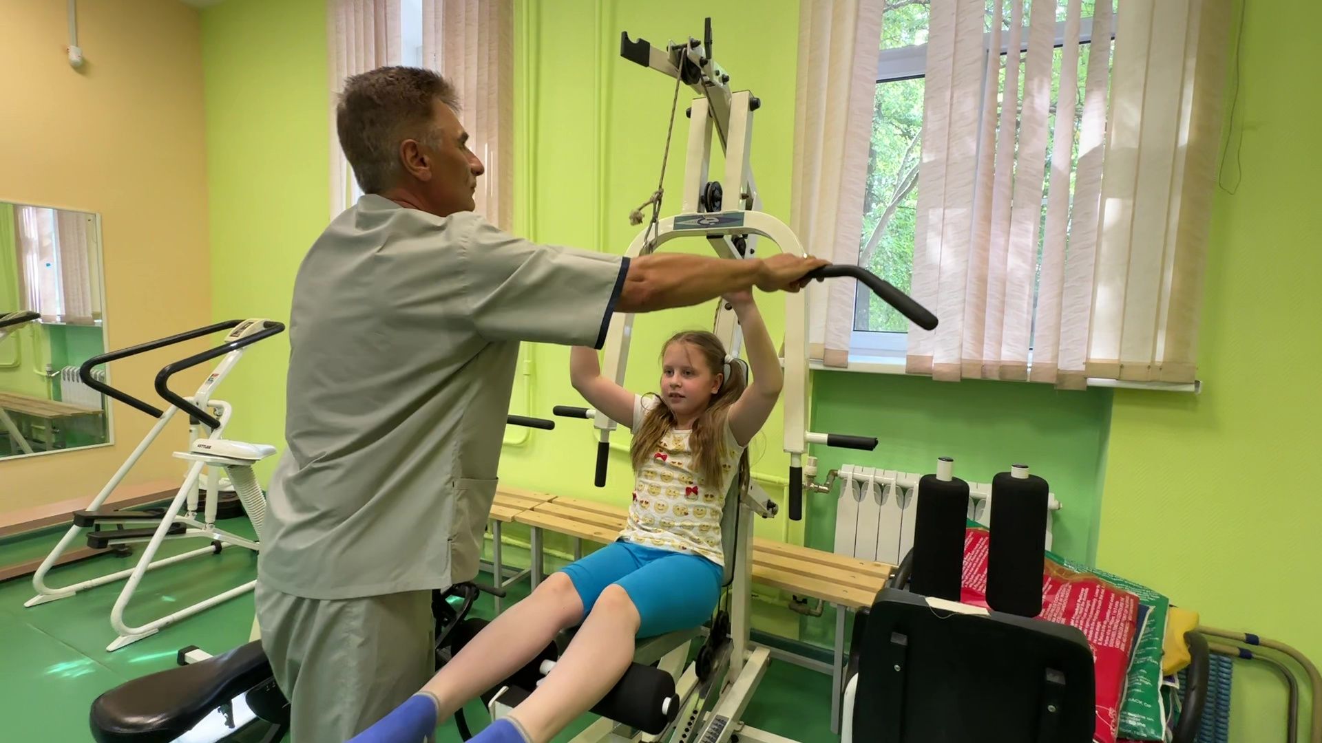 Реутов, здравоохранение, медицины, дети, ЛФК, лечебная физкультура,осанка,