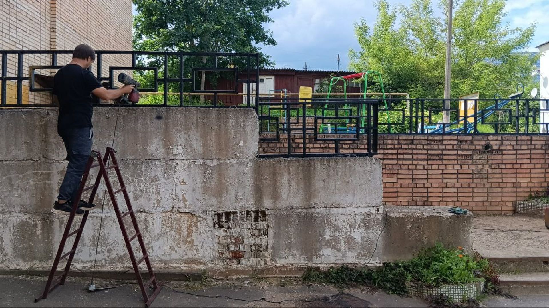 лотошино, благоустройство, дворовая территория,