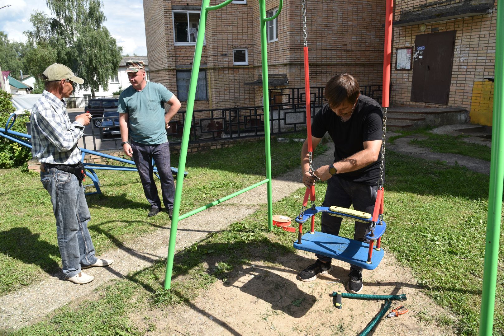 лотошино, благоустройство, дворовая территория,