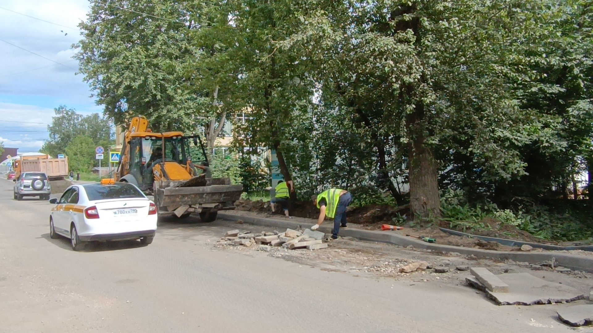 ремонт дорог, лобня, дорога,