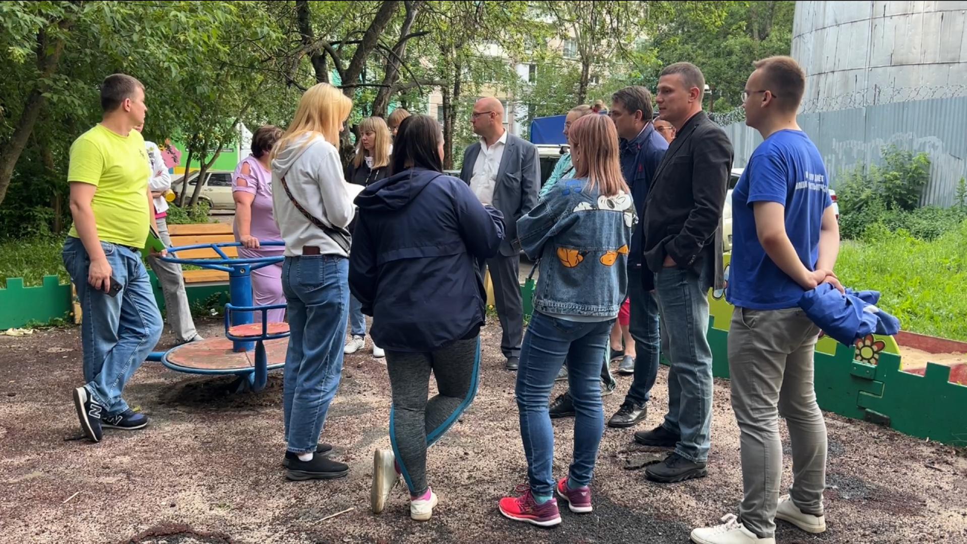 химки, благоустройство, детская площадка, встреча с жителями,