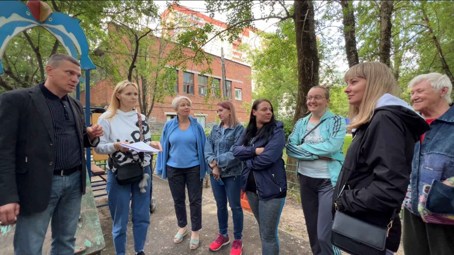 химки, благоустройство, детская площадка, встреча с жителями,