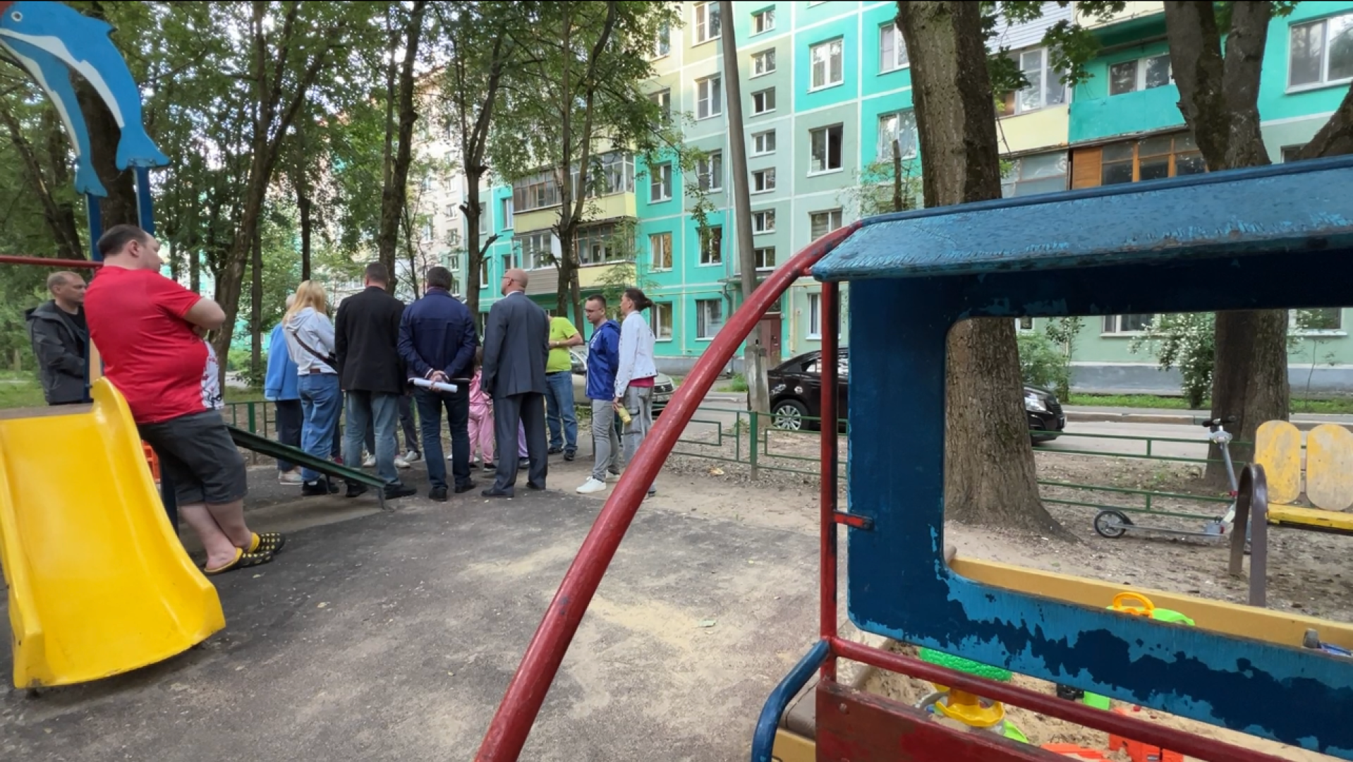 химки, благоустройство, детская площадка, встреча с жителями,