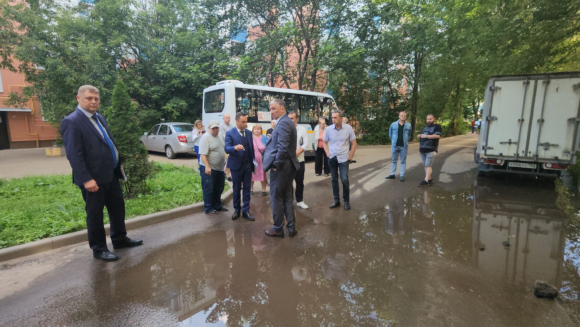 борис аубакиров, мбу городское хозяйство, дренаж, подтопление домов, ливни, выездная администрация, ул Туполева,