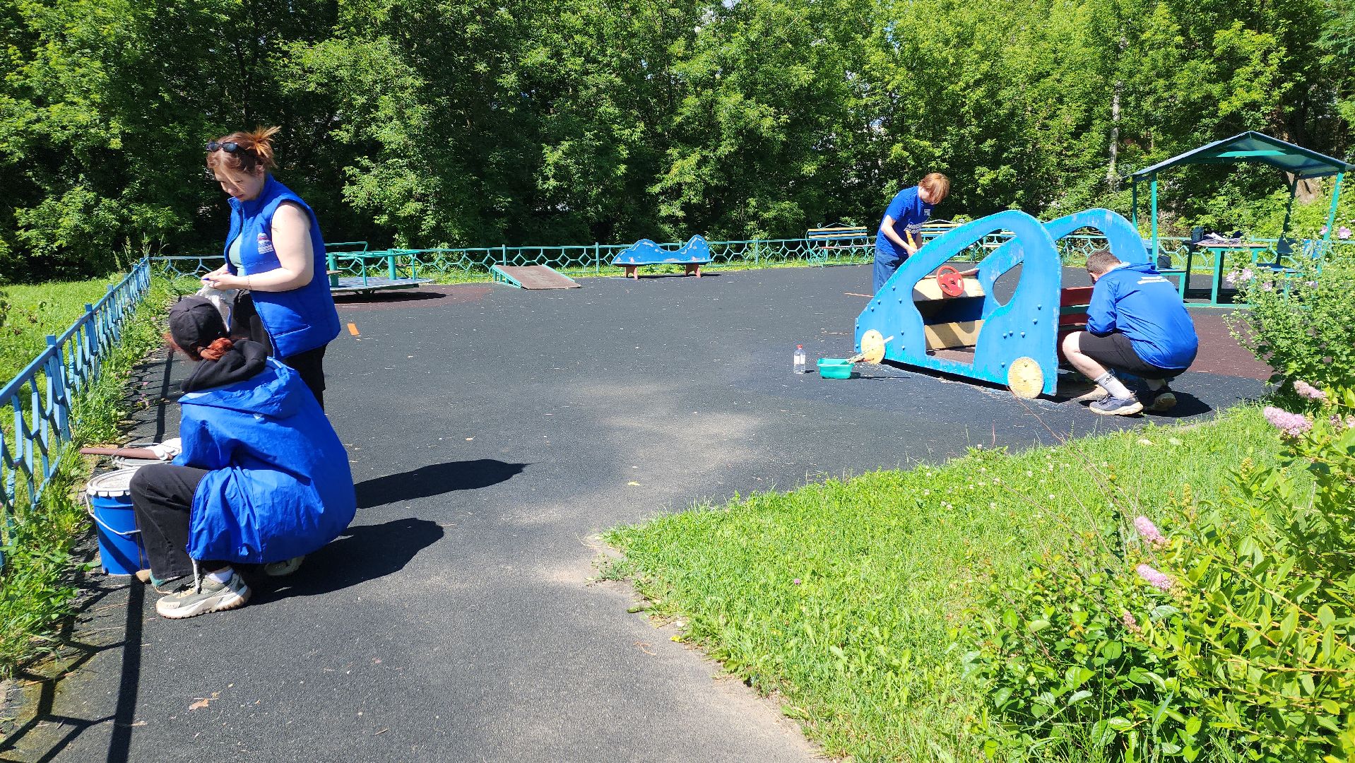 ивантеевка, центр социального обслуживания, благоустройство, детская игровая площадка, ремонт детских площадок,волонтерское движение,