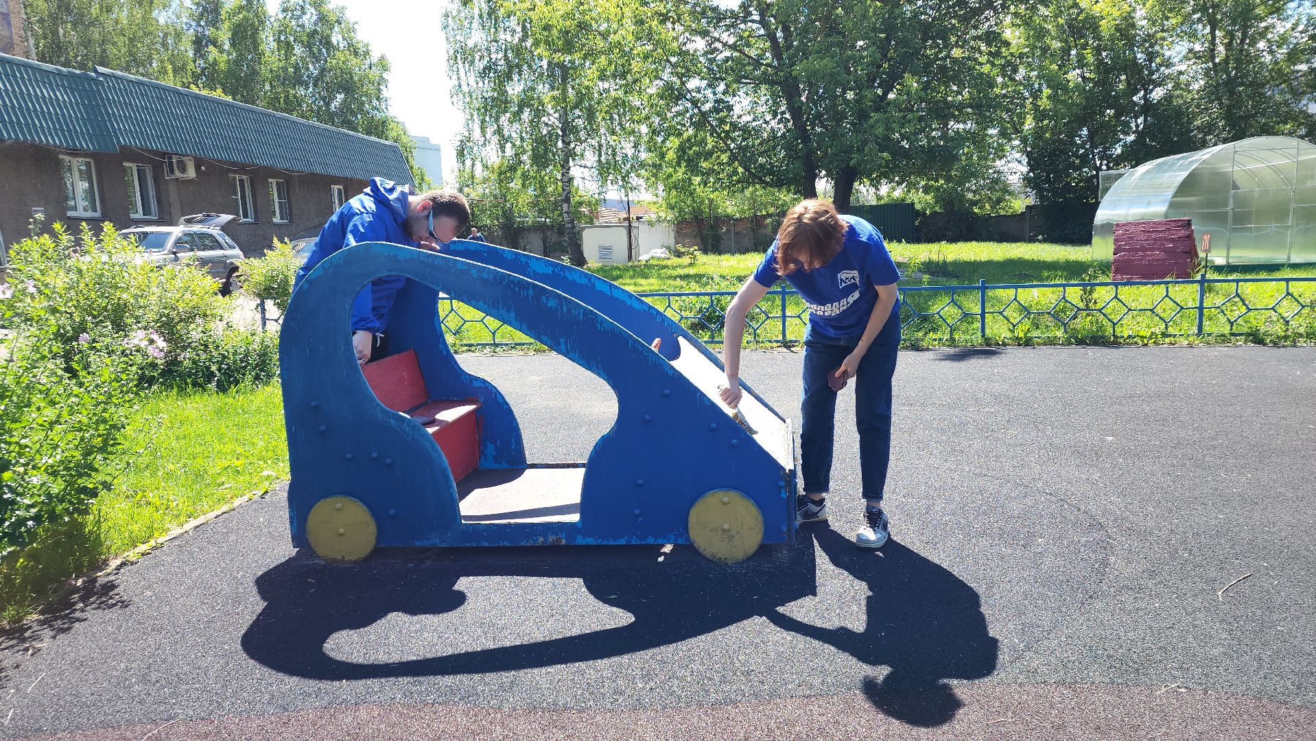 ивантеевка, центр социального обслуживания, благоустройство, детская игровая площадка, ремонт детских площадок,волонтерское движение,