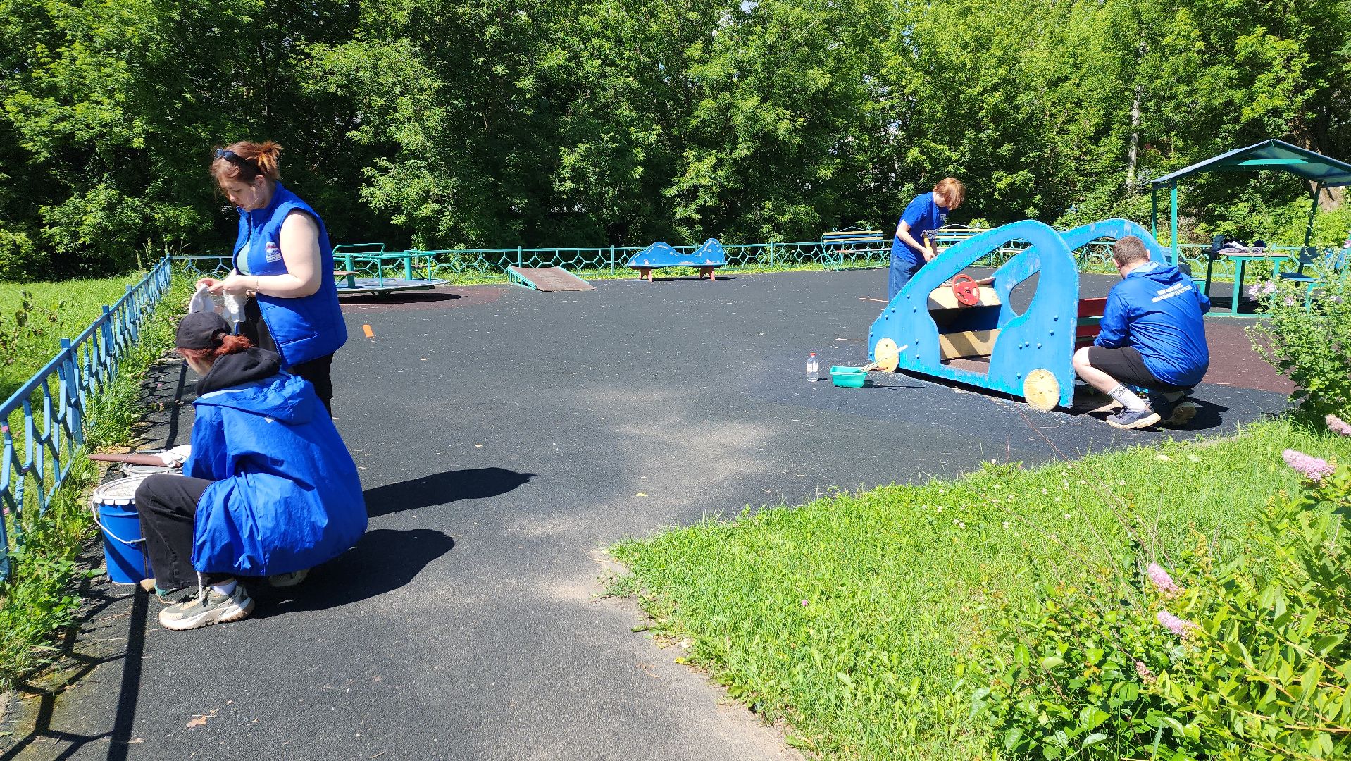 ивантеевка, центр социального обслуживания, благоустройство, детская игровая площадка, ремонт детских площадок,волонтерское движение,