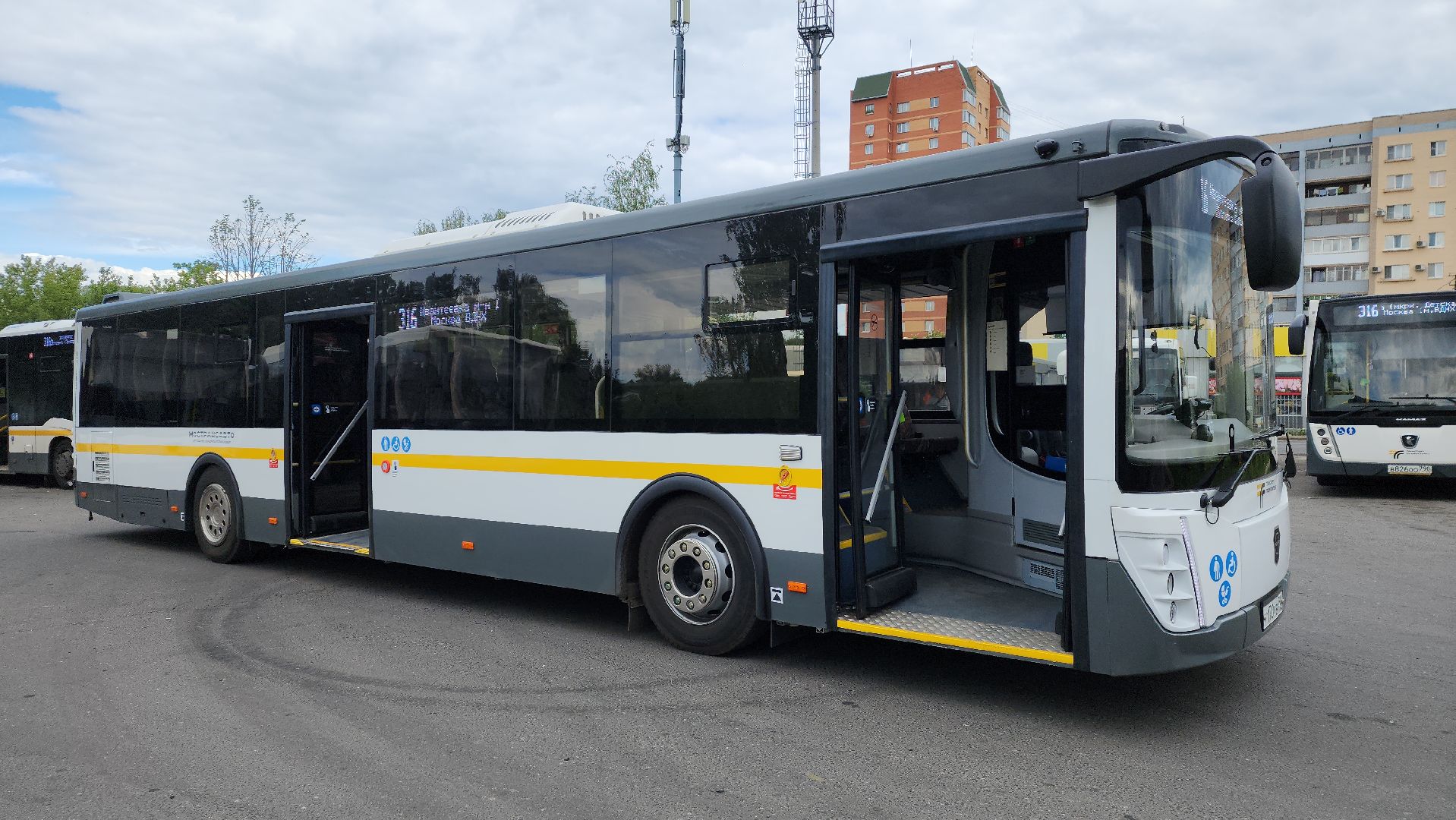 транспорт, ивантеевка, новые автобусы, пассажиры,