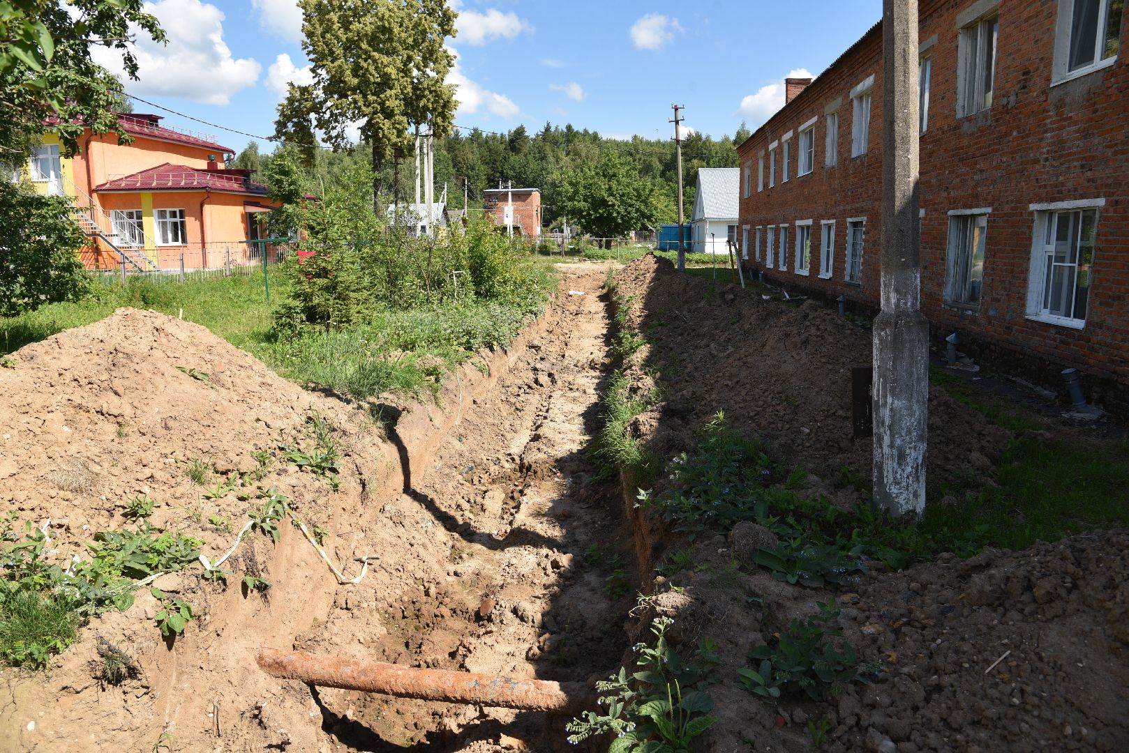 лотошино, новолотошино, жкх, замена теплосетей, замена теплотрассы,