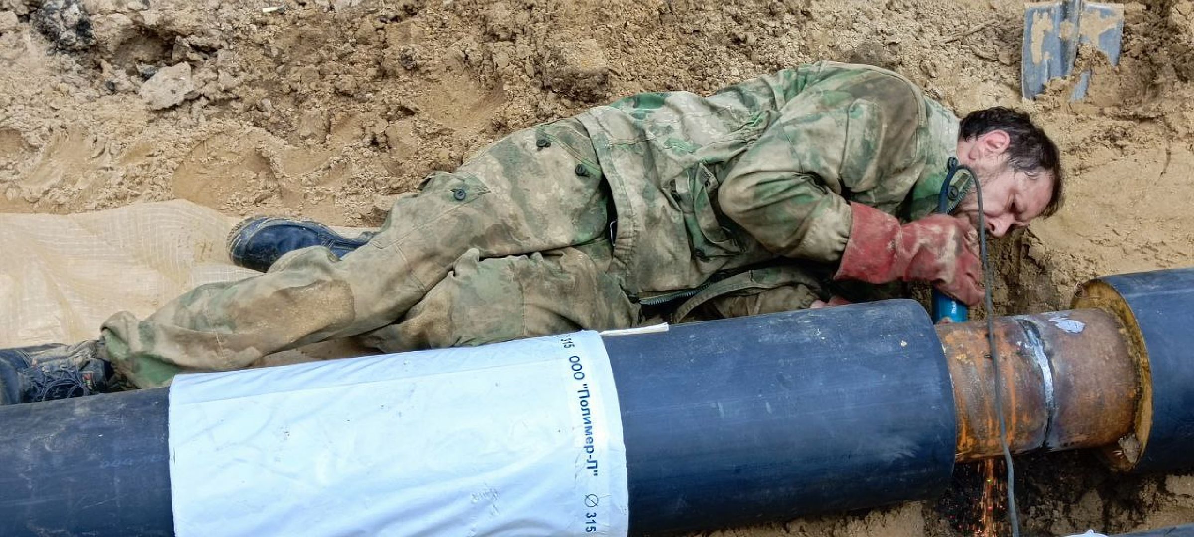 Талдом, Запрудня, Ремонт теплосетей,