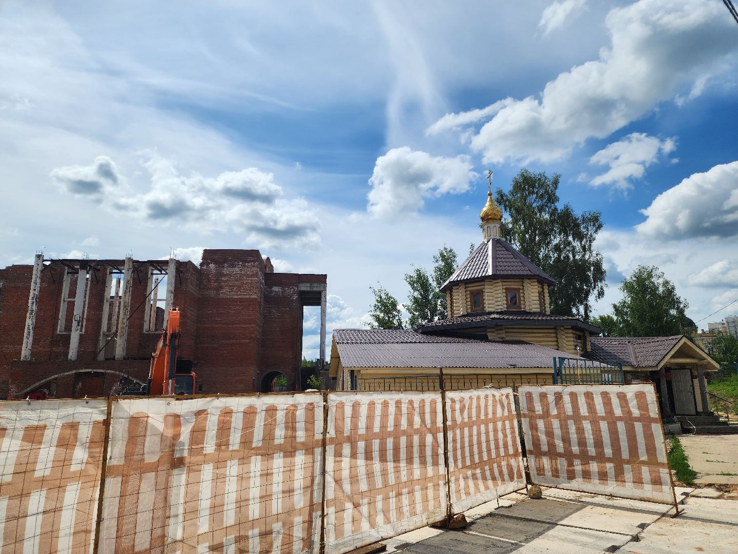Подольск, никольский храм, Долгострой, Строительство,